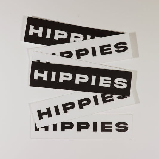 HIPPIES Box Logo (White)