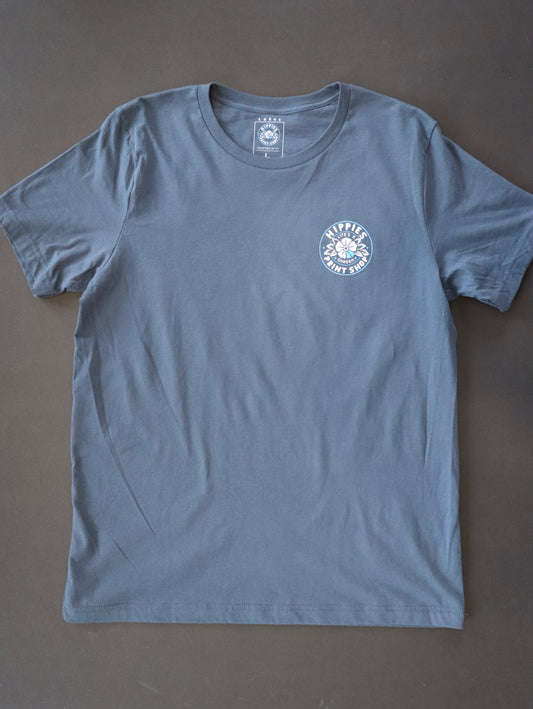 Hippies Print Shop Tee - Vintage Navy