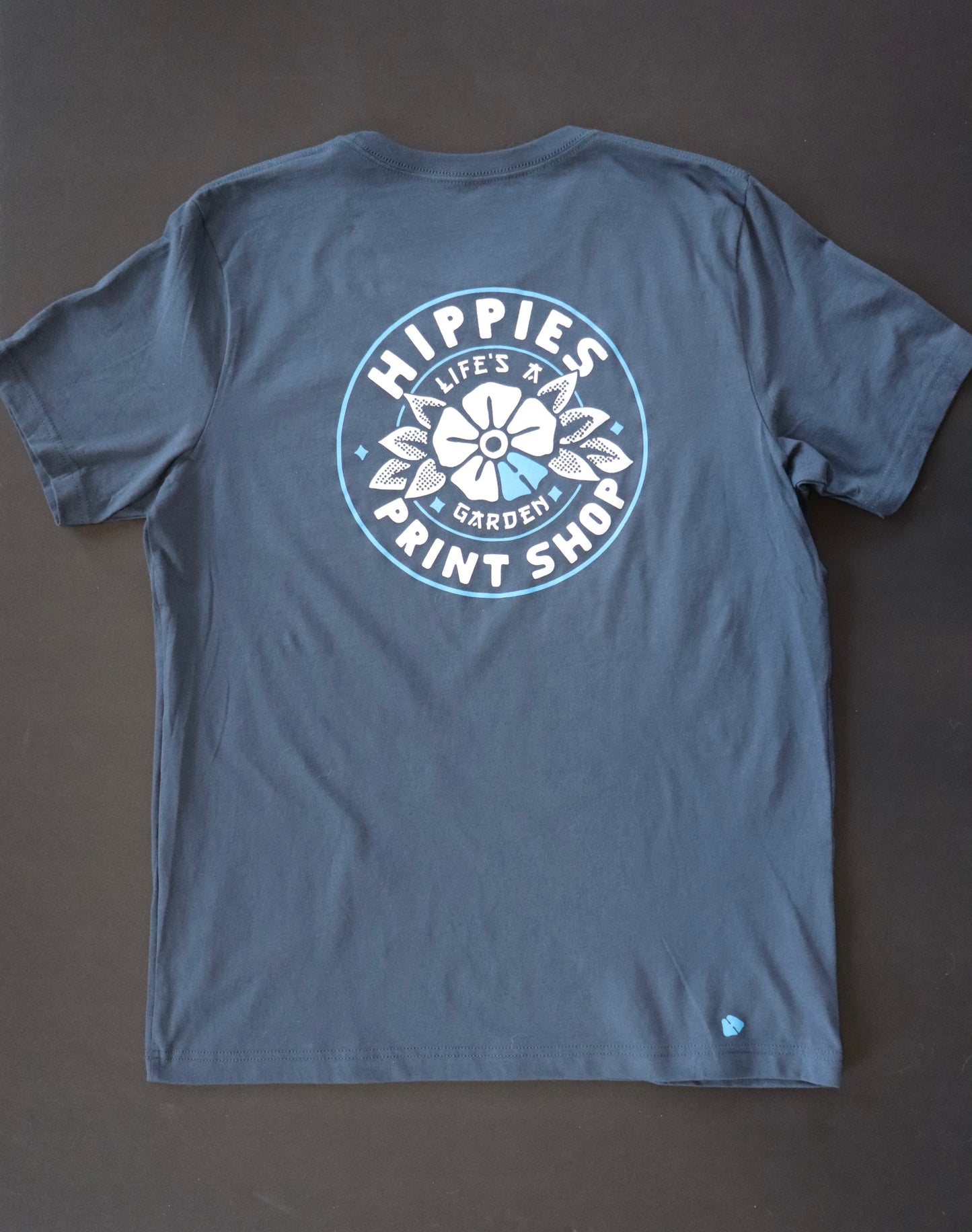 Hippies Print Shop Tee - Vintage Navy